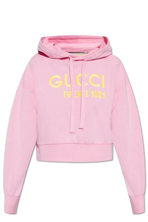 gucci cropped sweatshirt hoodie.